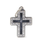 Voir l’image dans la galerie, MFC Bronx Croix Futurisque XL Argent Antique