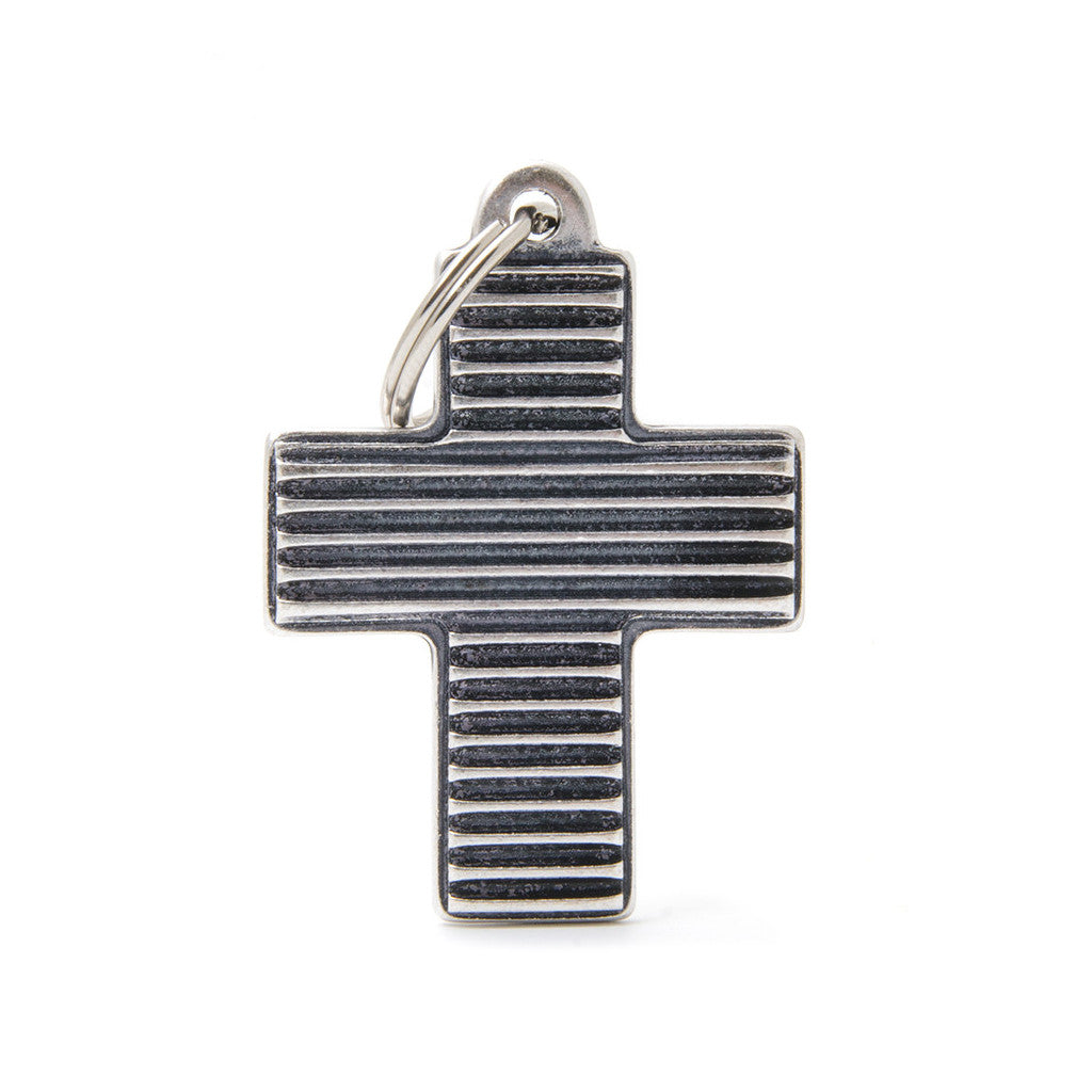 MFC Bronx Croix Volet L Argent Antique