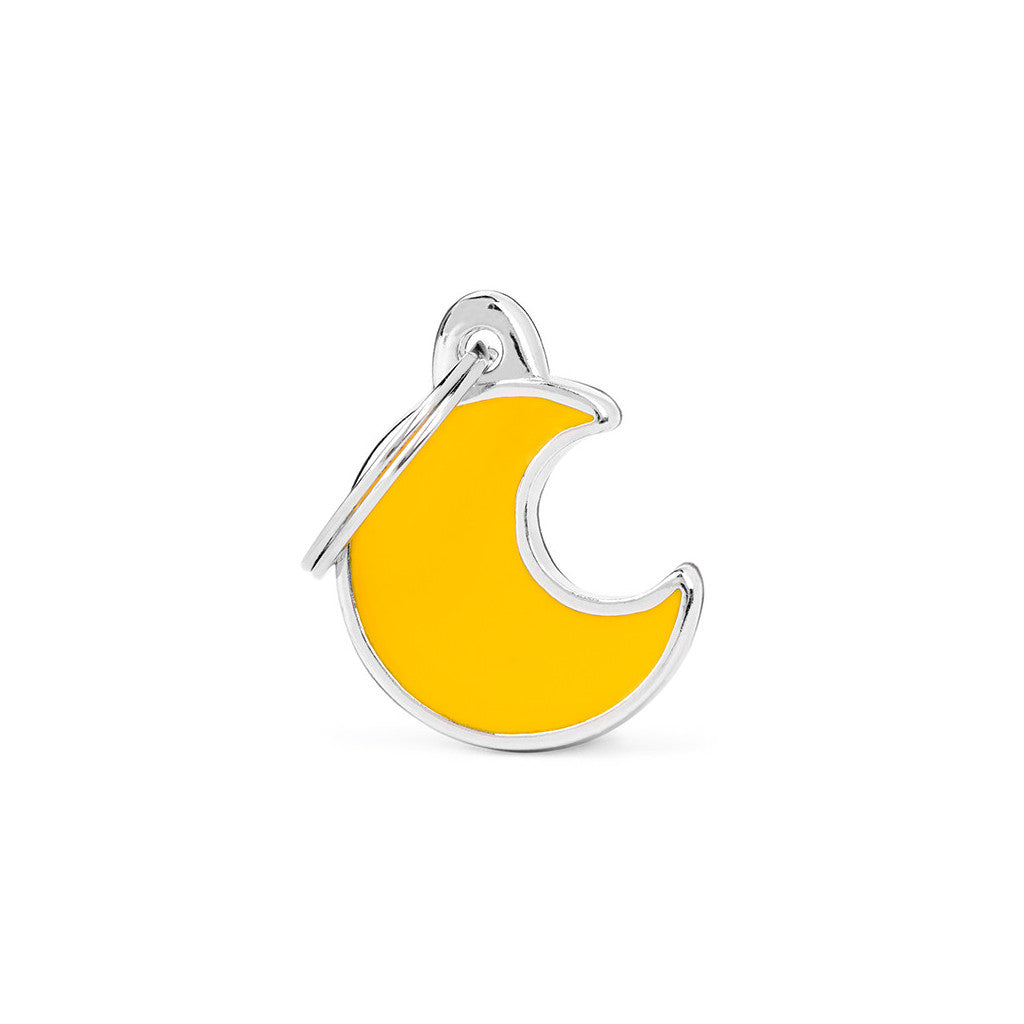 My Family - Charmes Lune - Médaille d'Identité pour Chiens