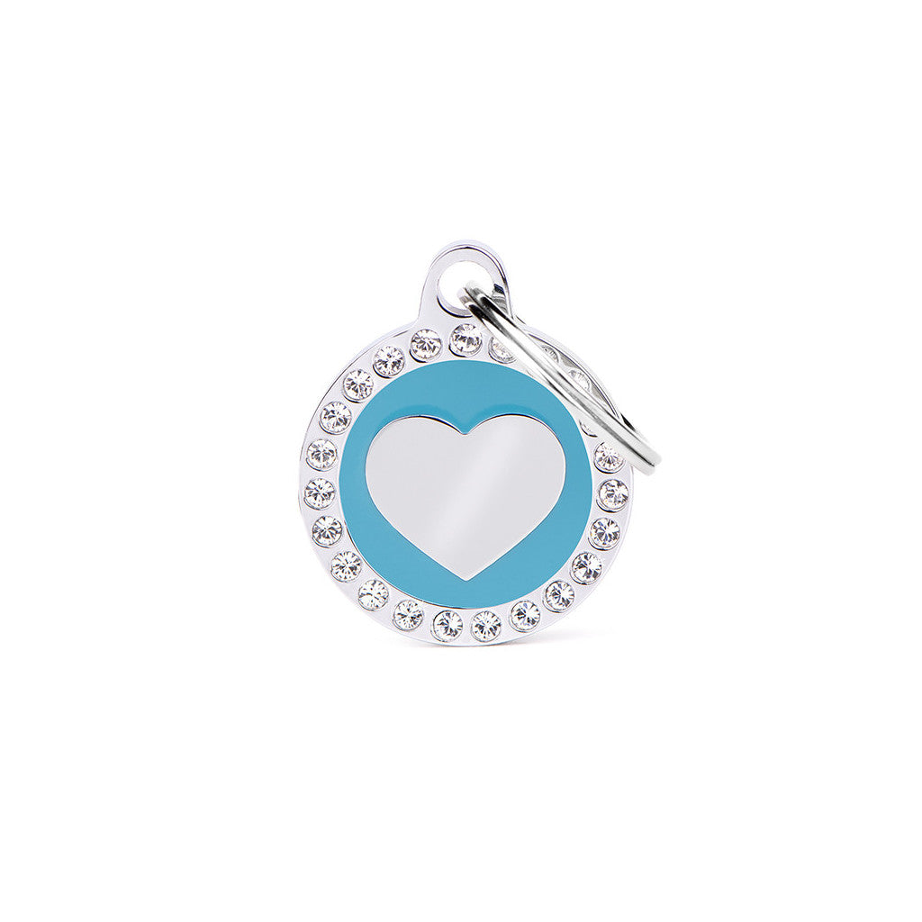 MFC Glam Coeur Encerclé Bleu Clair