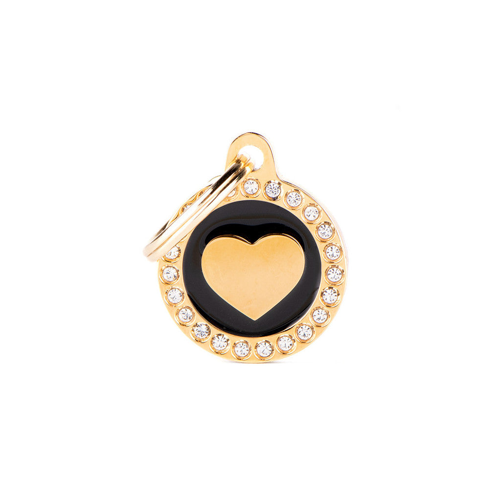 MFC Glam Coeur Encerclé Doré & Noir