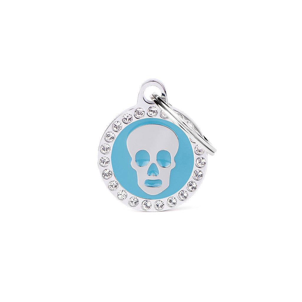MFC Glam Crâne Encerclé Bleu Clair