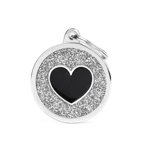 MFC Brillance Coeur Encerclé L Gris