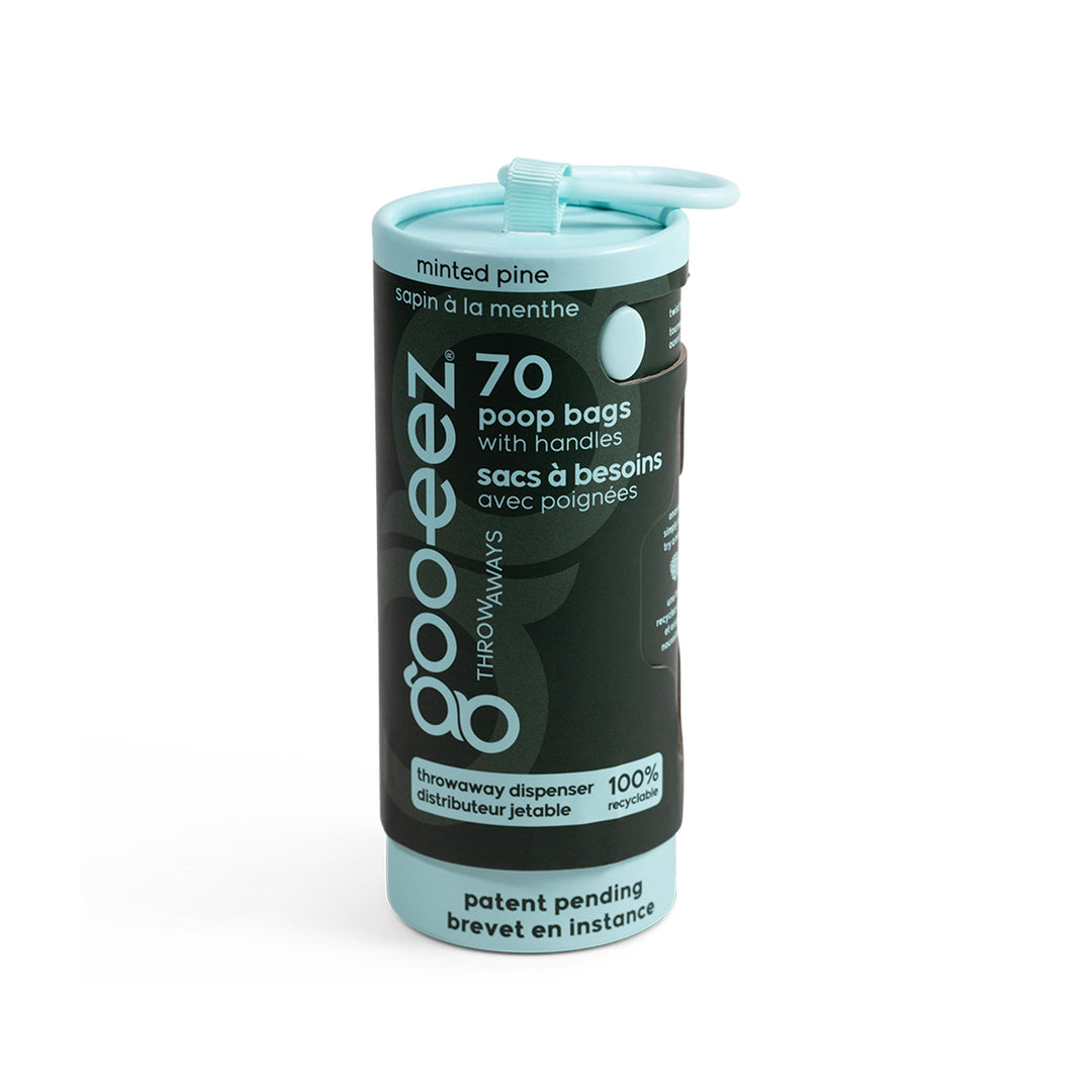 GOO-EEZ Sac Ramassage (70) & Distributeur Pin Menthe