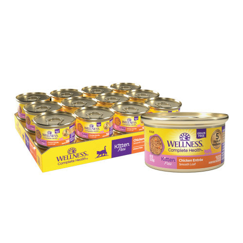 Wellness Complete Health - Pâté de Poulet - Nourriture Humide Sans Grains pour Chatons