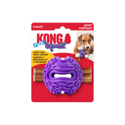 Kong Squeezz - Balle Flex - Jouet Interactif et Distributeur de Friandises pour Chiens