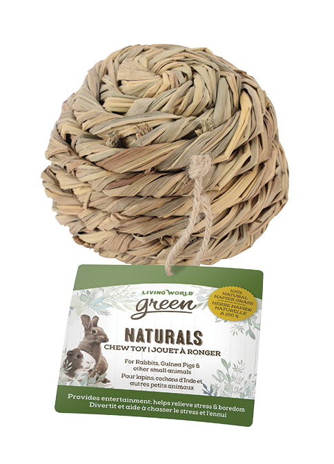 LW GREEN Jouet Rongeur Naturals Balle 5"