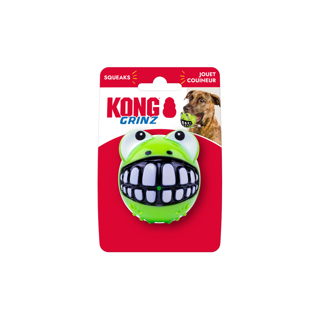 KONG Jouet Chien Grenouille Grinz M