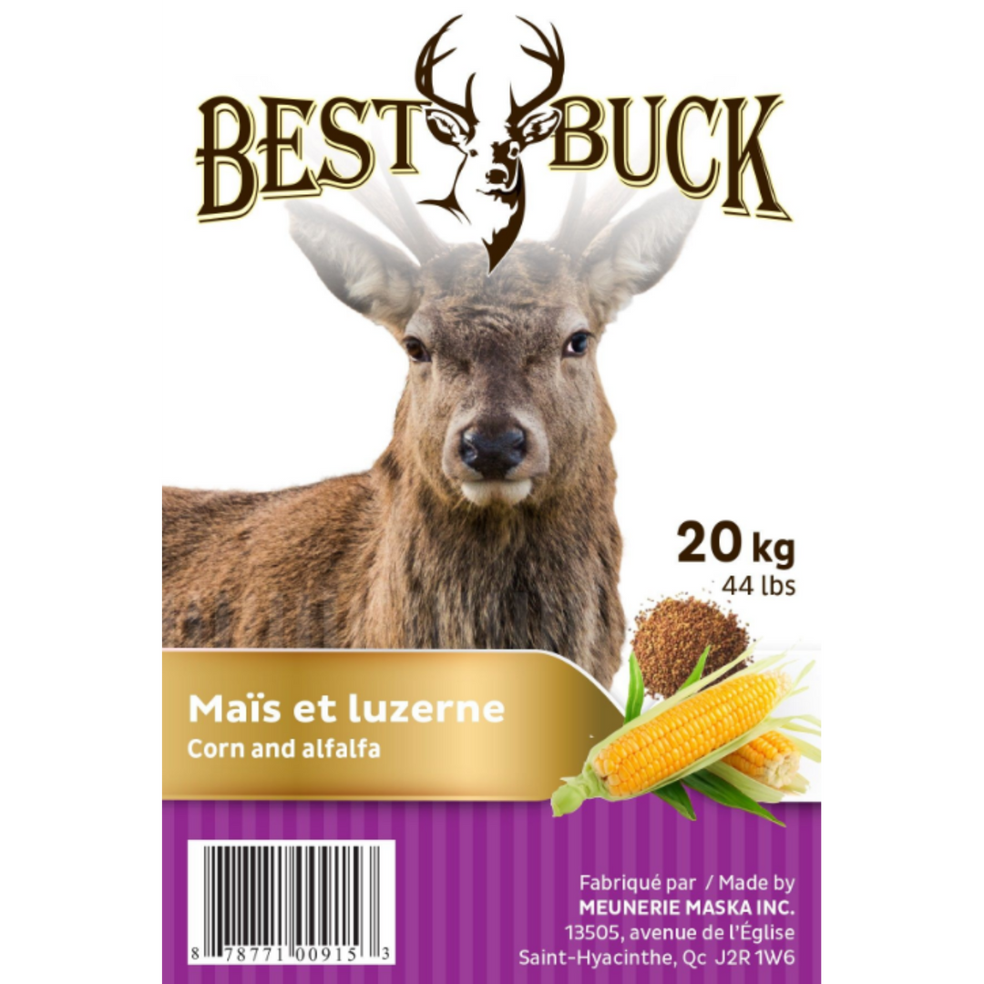 BEST BUCK Chevreuil Maïs & Luzerne 20kg