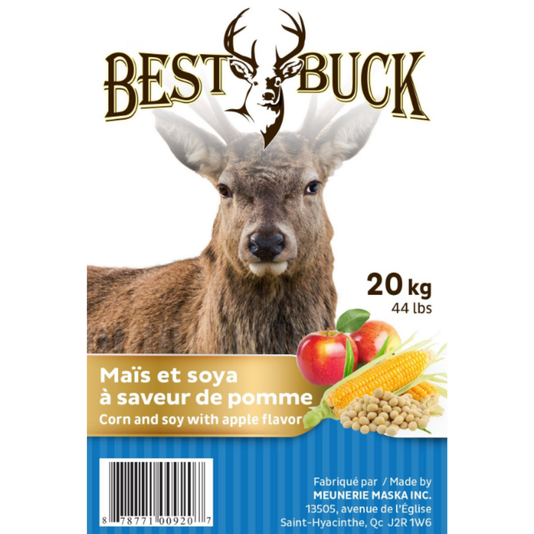 BEST BUCK Chevreuil Maïs & Soya Saveur de Pomme