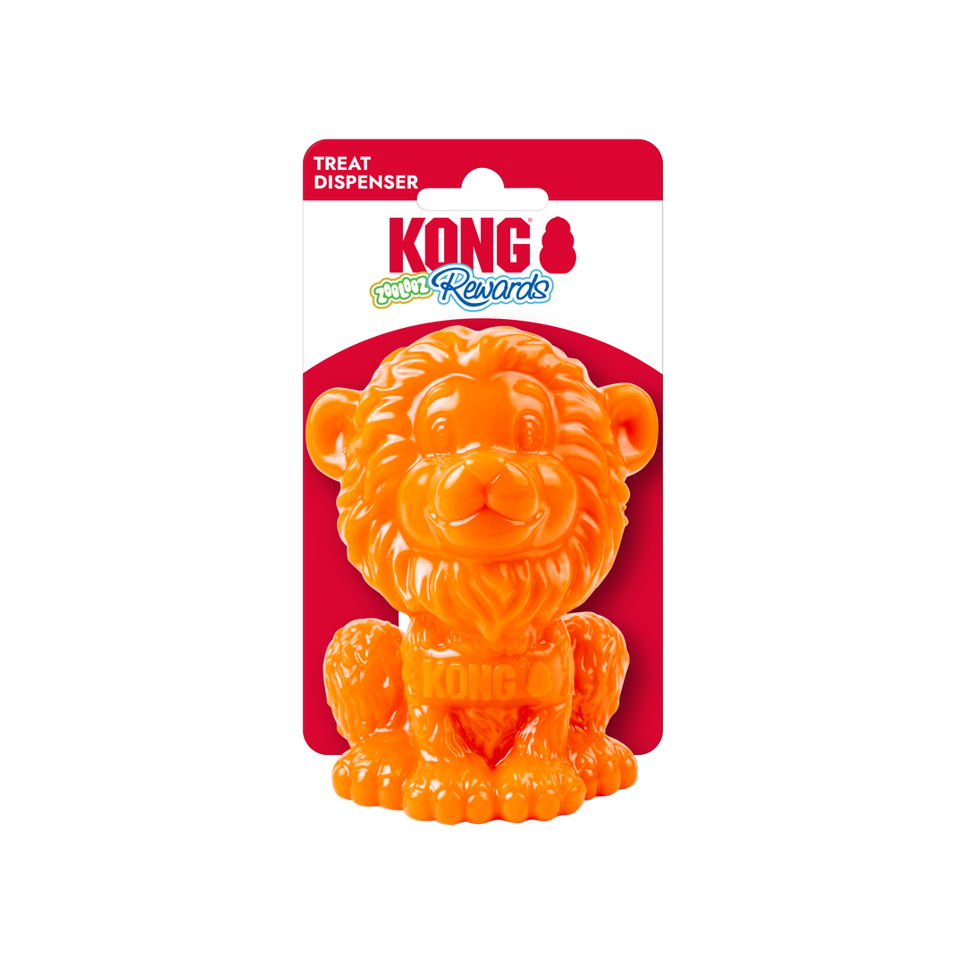 KONG Jouet Chien Rewards Zoolooz Lion M