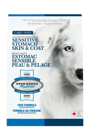 Oven-Baked Tradition Soin - Estomac Sensible, Peau et Pelage, Poisson - Nourriture Sèche Sans Grains pour Chiens