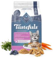 Blue Tastefuls - Estomac Sensible, Poulet et Riz Brun - Nourriture Sèche pour Chats Adultes