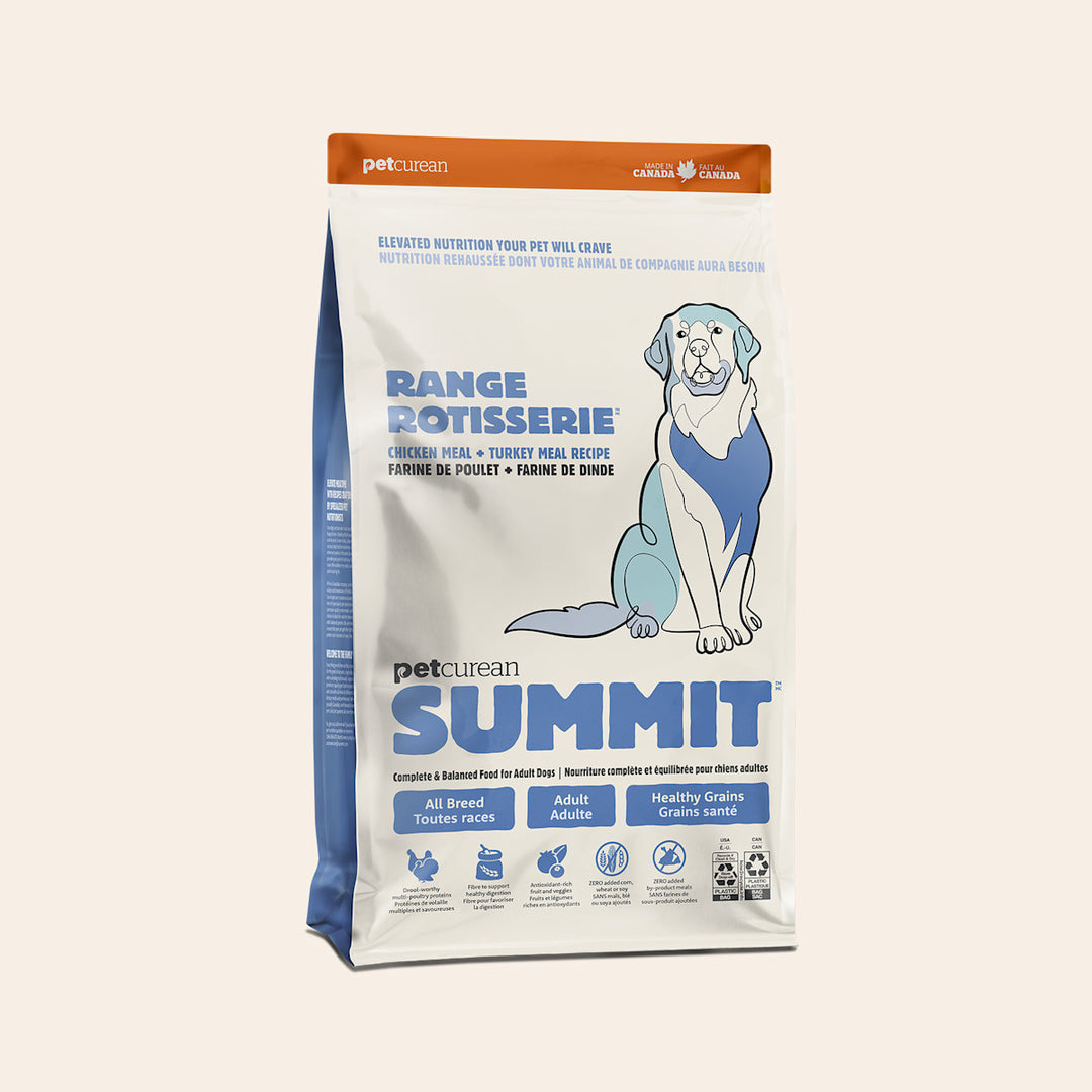Petcurean Summit - Range Rotisserie, Dinde - Nourriture Sèche avec Grains Santé pour Chiens Adultes