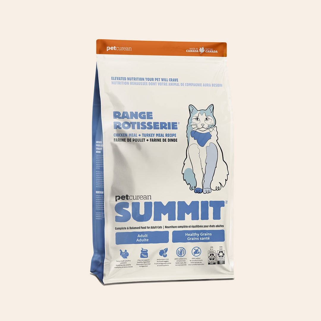 Petcurean Summit - Range Rotisserie, Poulet et Dinde - Nourriture Sèche pour Chats Adultes