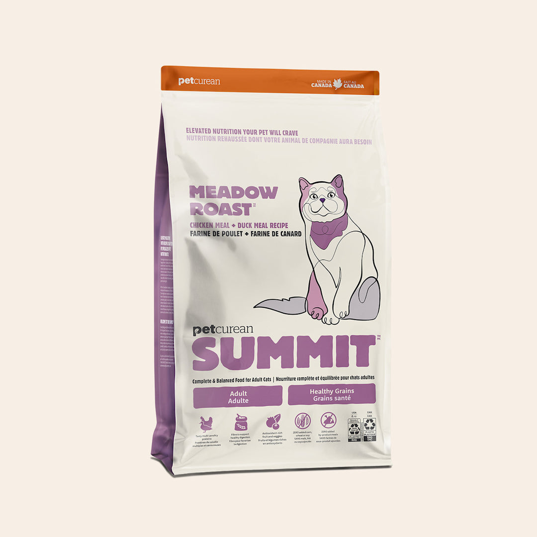 Petcurean Summit - Meadow Roast, Poulet et Canard - Nourriture Sèche pour Chats Adultes