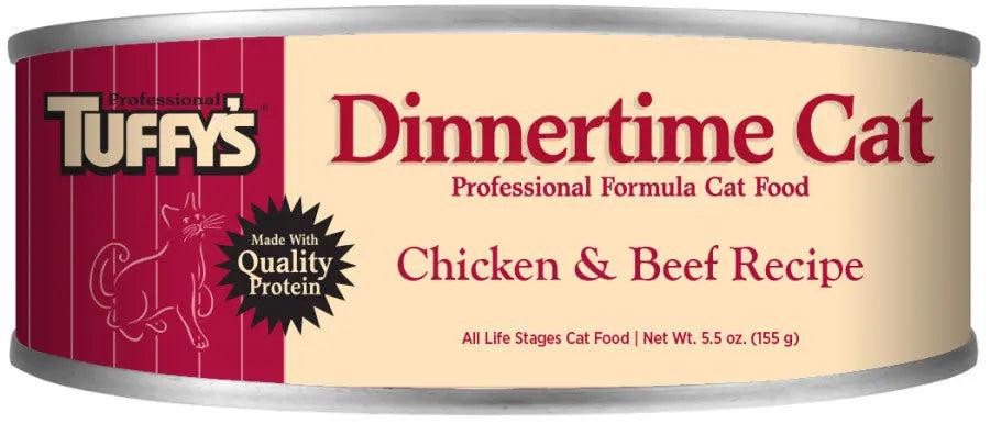 Tuffy's Dinnertime - Chat Pâté de Poulet et Boeuf - Nourriture Humide pour Chats
