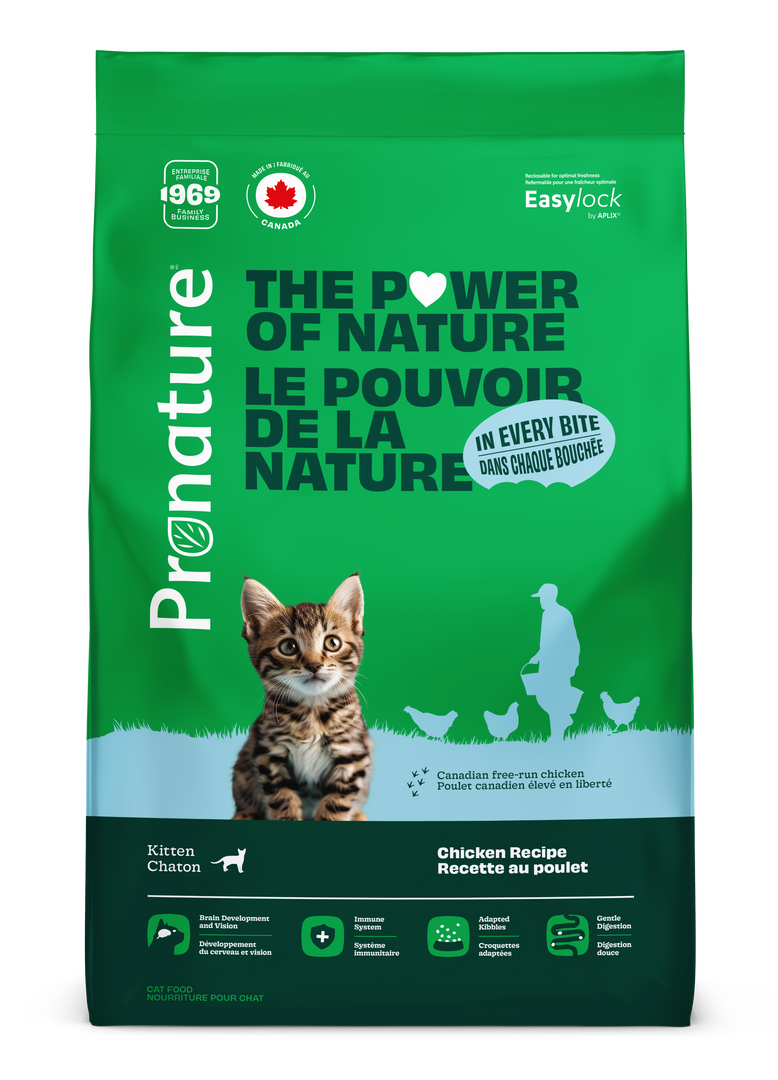 Pronature - Poulet - Nourriture Sèche pour Chatons