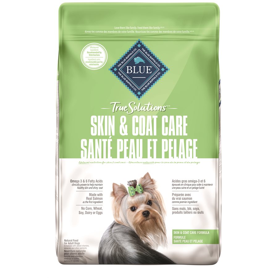 Blue True Solutions - Santé Peau et Pelage, Saumon - Nourriture Sèche pour Chiens Adultes