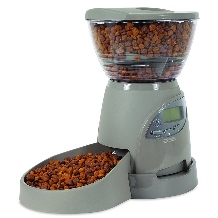 Petmate - Le Bistro Distributeur Programmable à Portions Contrôlées - Accessoire pour Chiens et Chats