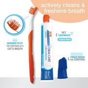 Nylabone - Trousse de Soins Bucco-Dentaires Avancés - Soin pour Chats