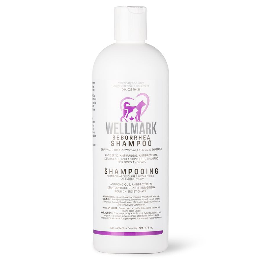 Wellmark - Shampoing pour la Séborrhée - Soin pour Chiens et Chats