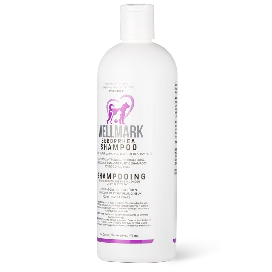 Wellmark - Shampoing pour la Séborrhée - Soin pour Chiens et Chats