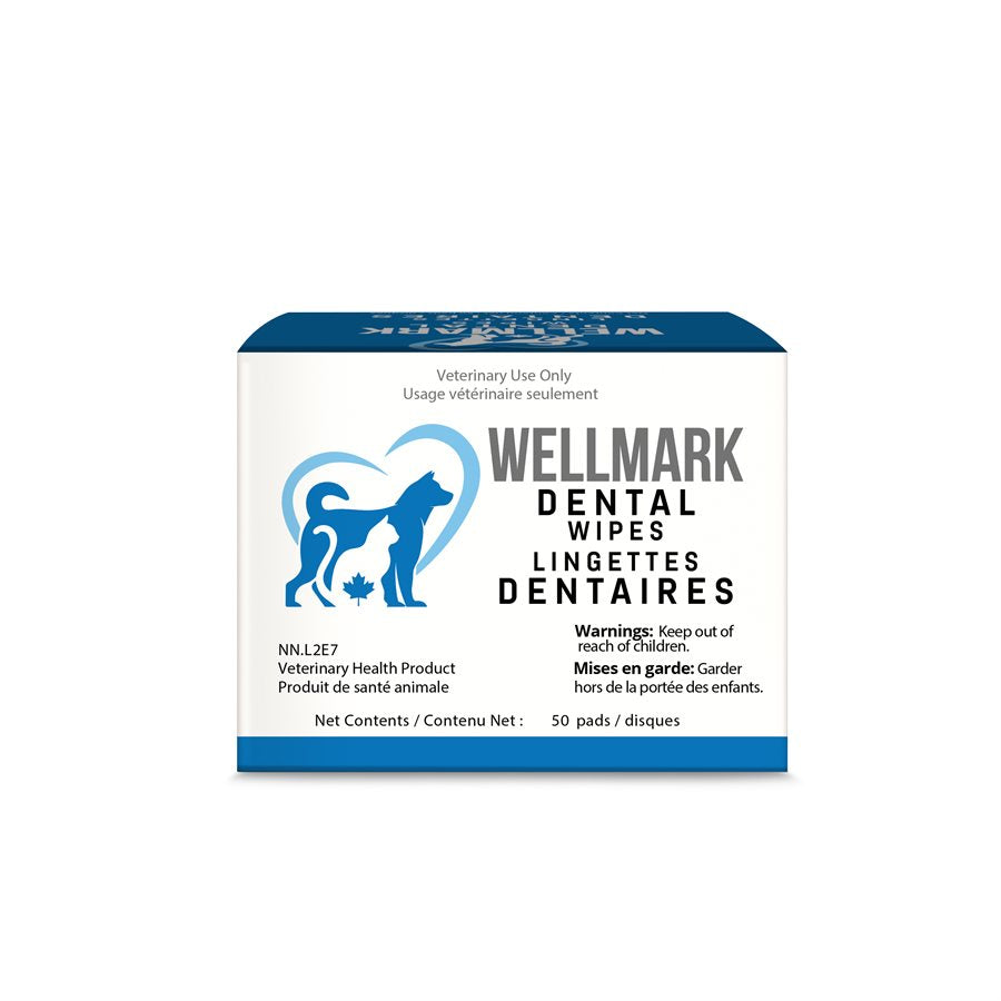Wellmark - Lingettes Dentaires - Soin pour Chiens et Chats