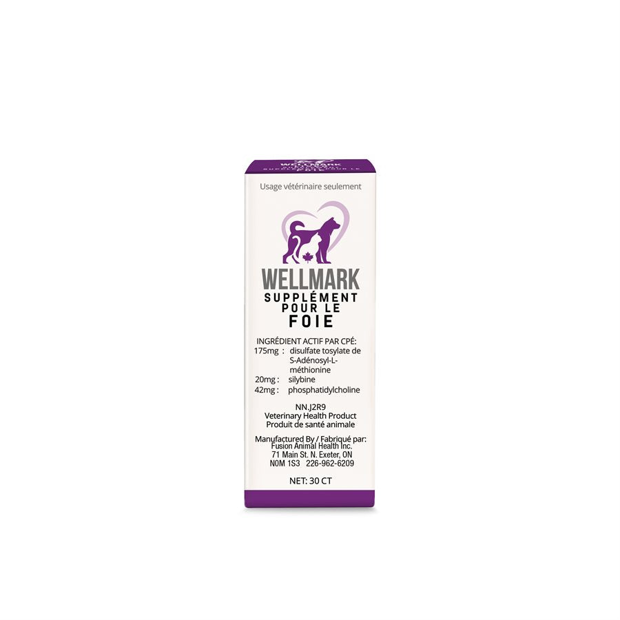 Wellmark - Supplément pour le Foie - Supplément pour Chiens et Chats