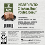 Voir l’image dans la galerie, Purebites - Pâté 100% Pur Poulet et Boeuf - Nourriture Humide pour Chiens