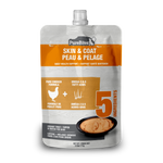 Voir l’image dans la galerie, Purebites - Peau et Pelage, Poulet Pure - Mélange Crémeux dans l'Eau pour Chiens en Pochette