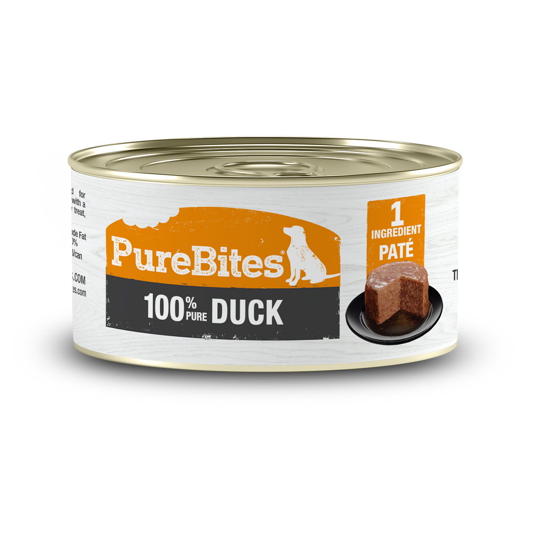Purebites - Pâté 100% Pur Canard - Nourriture Humide pour Chiens