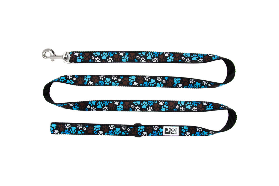 *RCP Laisse Motif 3/4x72" Pattes Chocolat