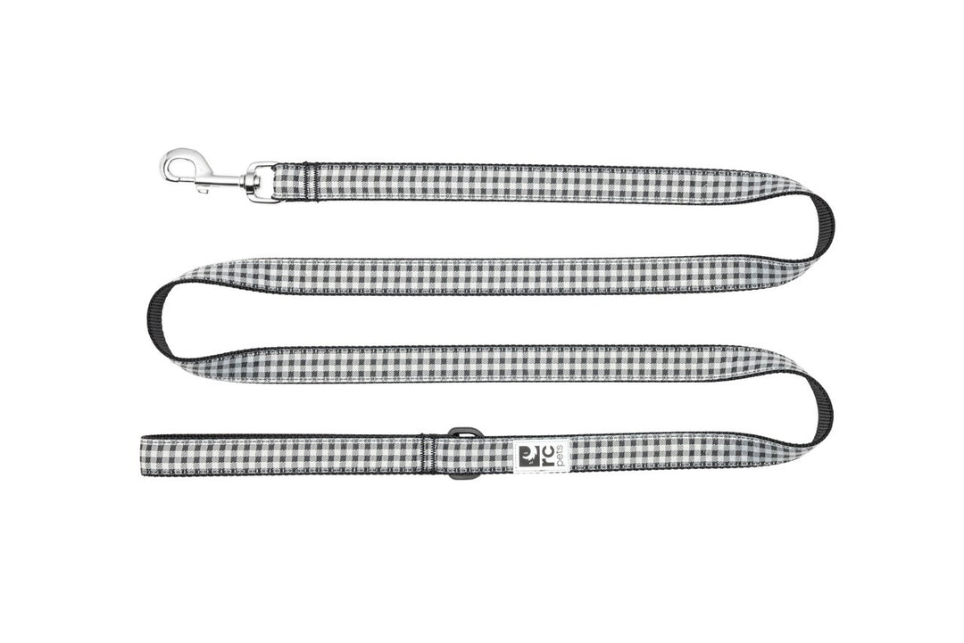 RC Pets - Laisse à Motifs Vichy Noir - Laisse pour Chiens