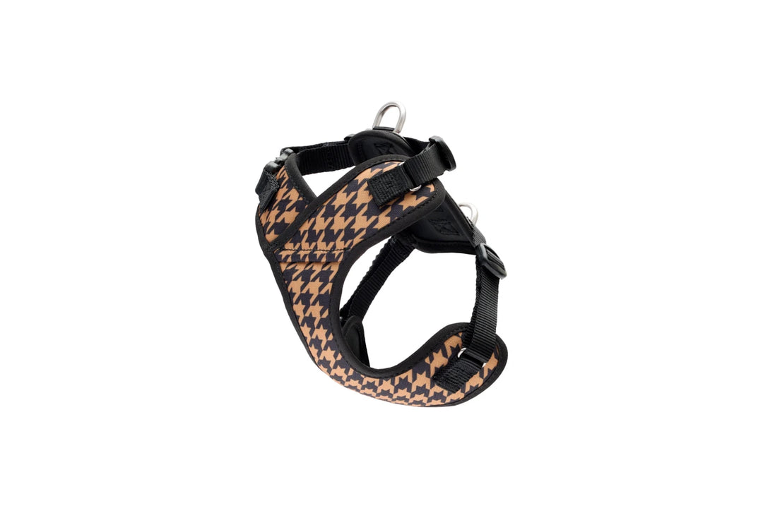 RCP Petit Harnais Explorateur XXS Pied de Poule Caramel