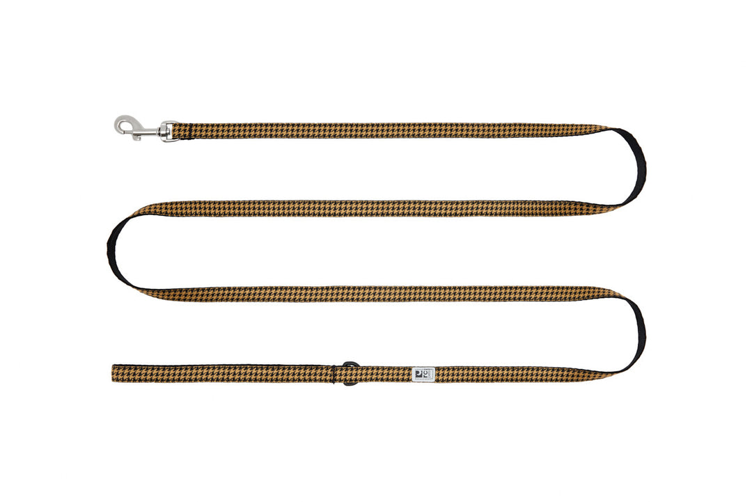 RCP Petit Laisse  à Motifs 1/2x72" Pied de Poule Caramel