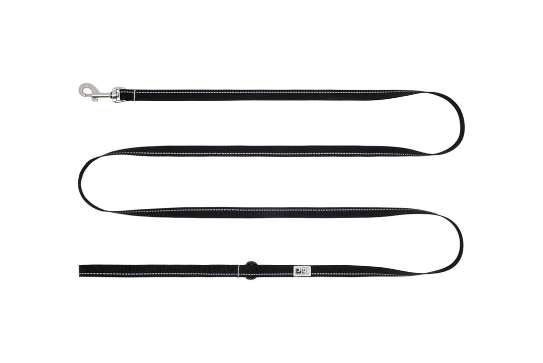 RC Pets - Petite Laisse de Base 1/2" x 72" Noir - Laisse pour Chiens