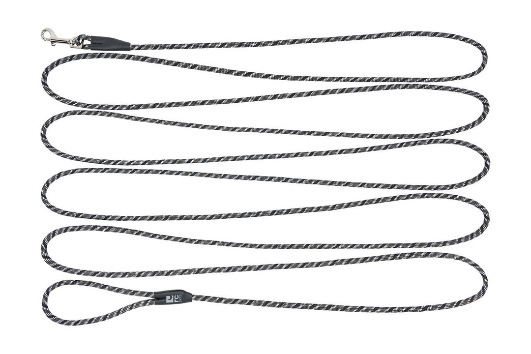 RCP Longue Laisse en Corde 1/4x20' Noir