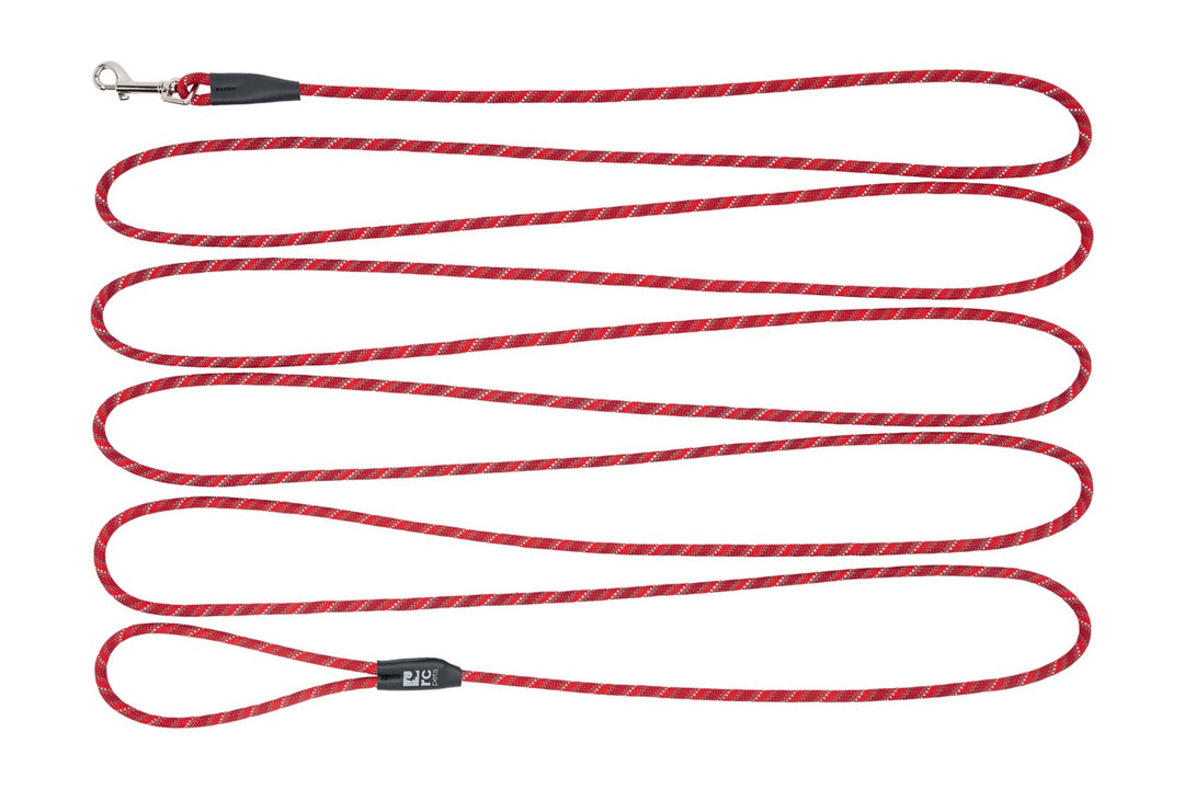 RCP Longue Laisse en Corde 1/4x20' Rouge