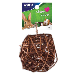 WARE PET Jouet Rongeur Cube à Mâcher en Saule