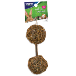 WARE PET Jouet Rongeur Haltère en Saule L