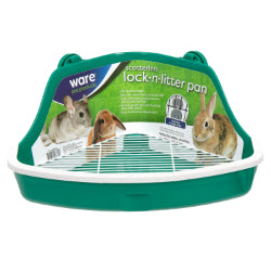 WARE PET Bac à Litière Lock-N Régulier pour Petits Animaux