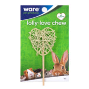 *WARE PET Jouet Rongeur Coeur à Mâcher