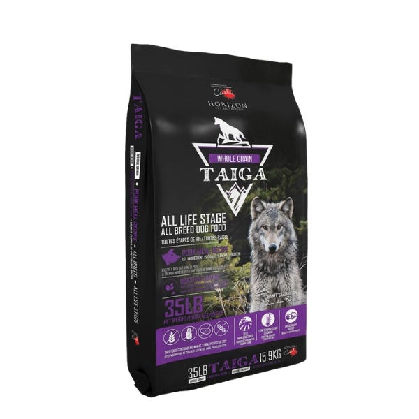 Horizon Taiga Grains Entiers - Porc - Nourriture Sèche pour Chiens