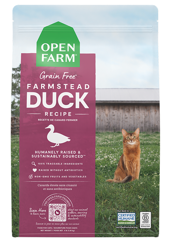 Open Farm - Canard Fermier - Nourriture Sèche Sans Grains pour Chats