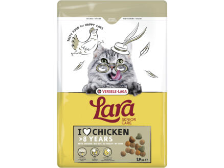 Lara - Poulet - Nourriture Sèche pour Chats Seniors