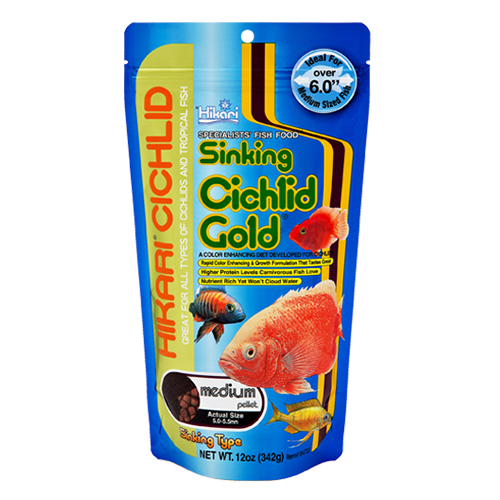 HIKARI Nourriture Sinking Cichlid Gold Medium 12oz