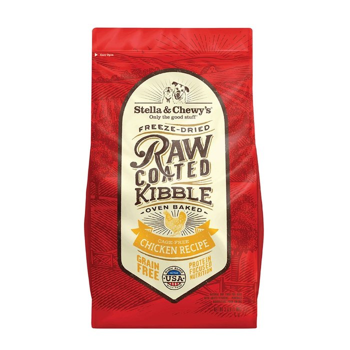 Stella & Chewy's Raw Coated - Chien Poulet - Nourriture Sèche Sans Grains pour Chiens