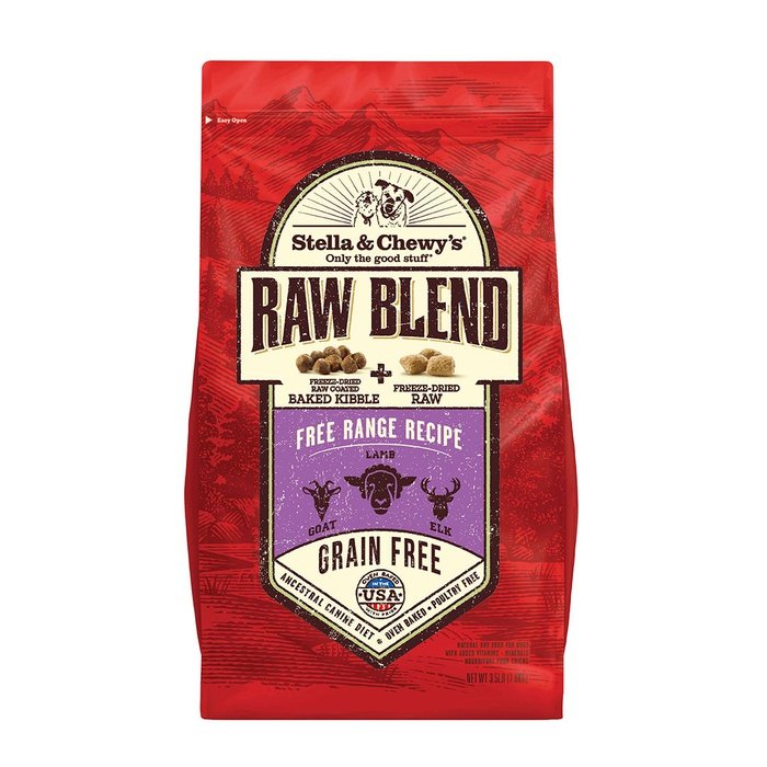 Stella & Chewy's Raw Blend - Chien Plein Air - Nourriture Sèche Sans Grains pour Chiens