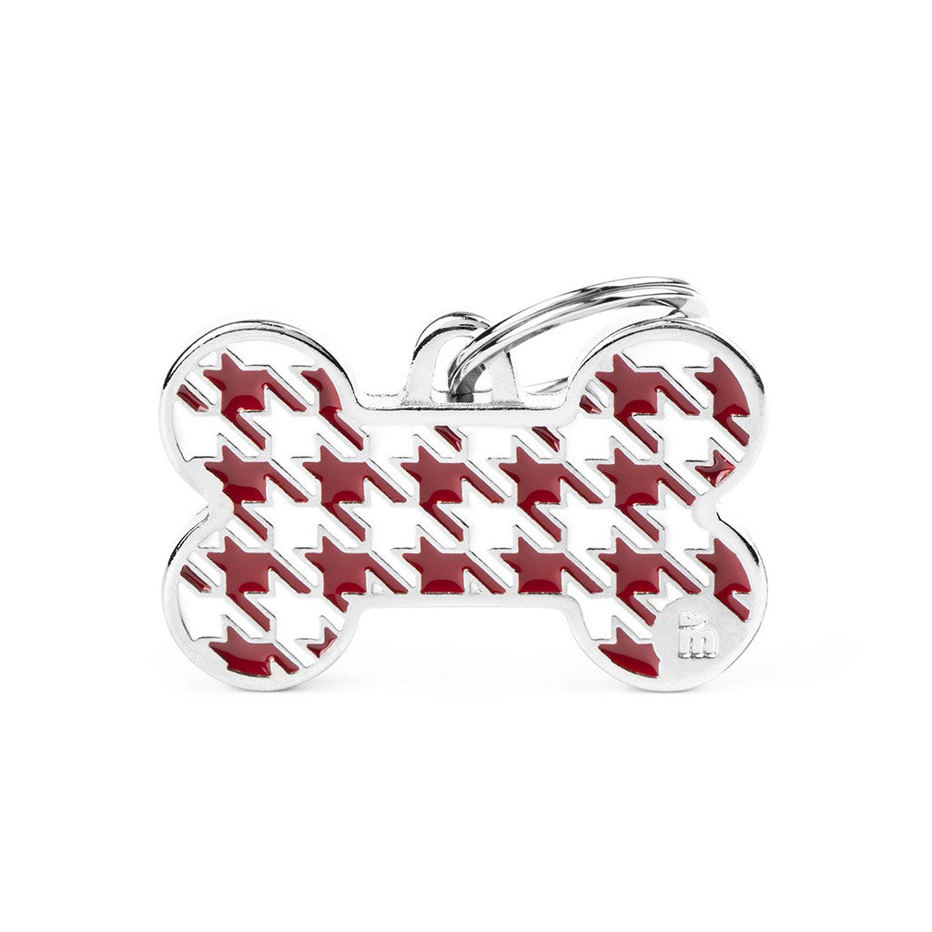 MFC Style Pied de Poule L Rouge